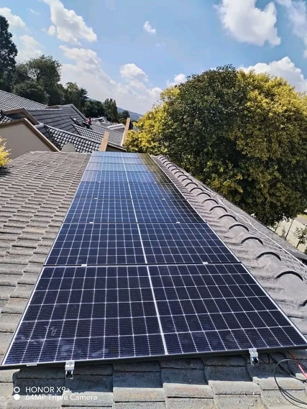 residential solar installation